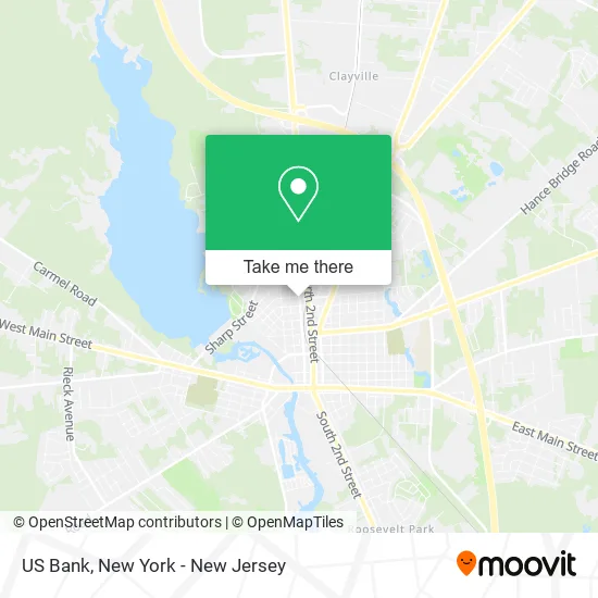 US Bank map