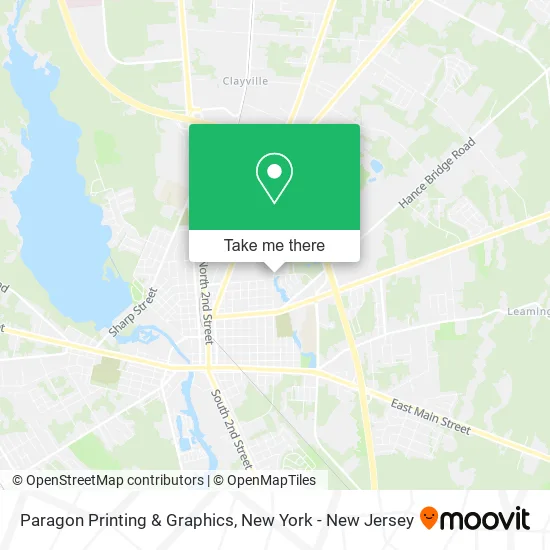 Paragon Printing & Graphics map