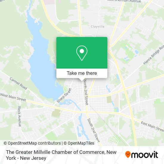 Mapa de The Greater Millville Chamber of Commerce