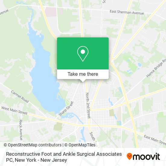 Reconstructive Foot and Ankle Surgical Associates PC map