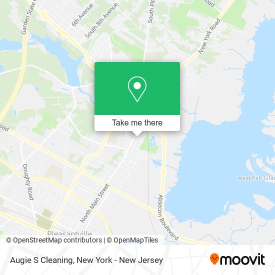 Augie S Cleaning map