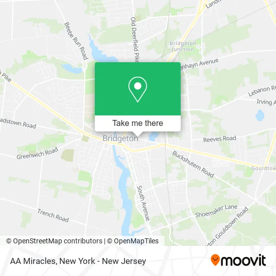 AA Miracles map
