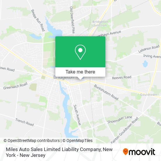 Mapa de Miles Auto Sales Limited Liability Company