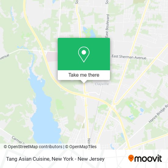 Mapa de Tang Asian Cuisine