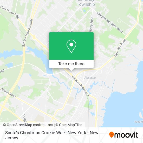 Santa's Christmas Cookie Walk map