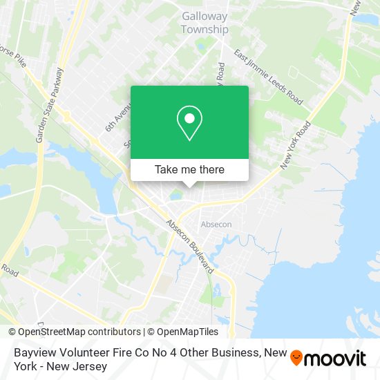 Bayview Volunteer Fire Co No 4 Other Business map