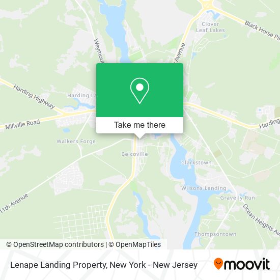 Lenape Landing Property map