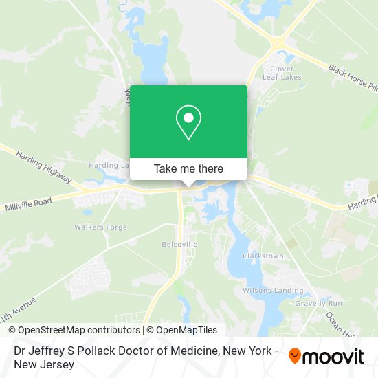Mapa de Dr Jeffrey S Pollack Doctor of Medicine
