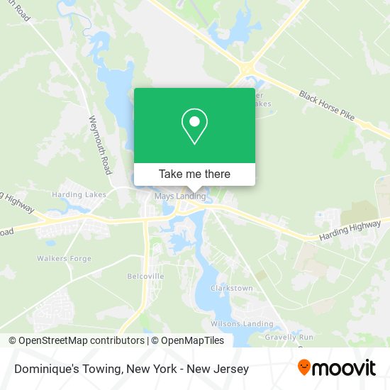 Mapa de Dominique's Towing