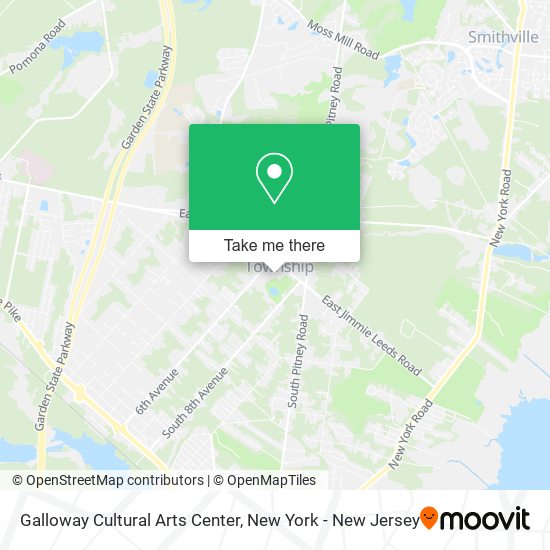 Galloway Cultural Arts Center map