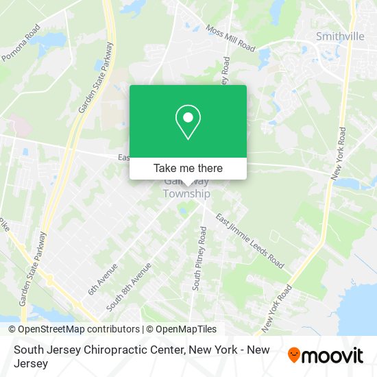 South Jersey Chiropractic Center map