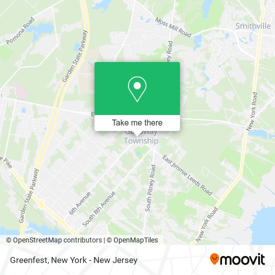 Mapa de Greenfest