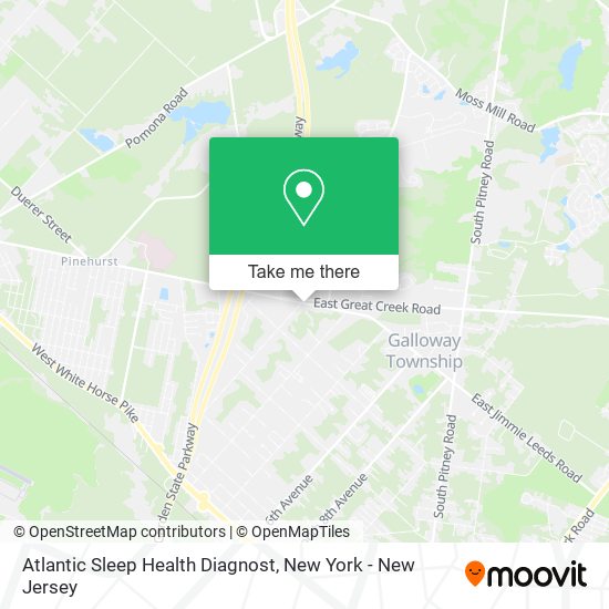 Atlantic Sleep Health Diagnost map