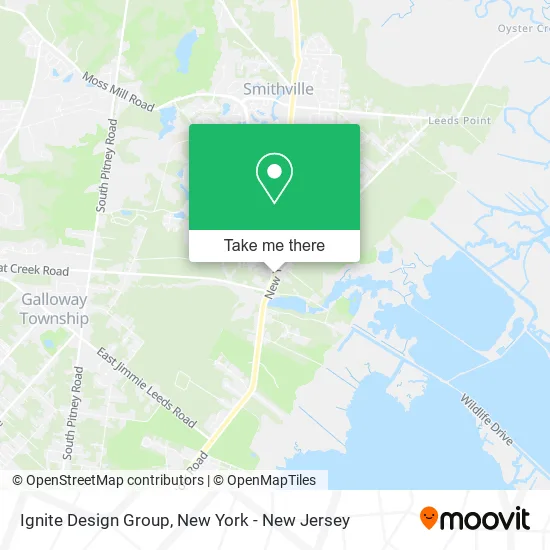 Ignite Design Group map