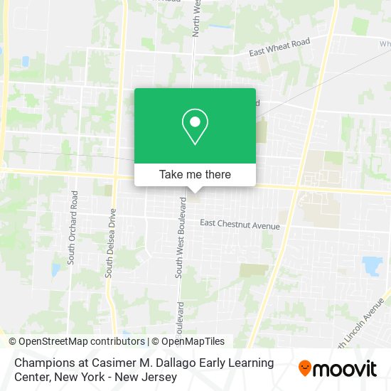 Mapa de Champions at Casimer M. Dallago Early Learning Center