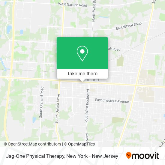 Jag-One Physical Therapy map