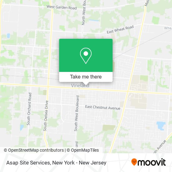 Asap Site Services map