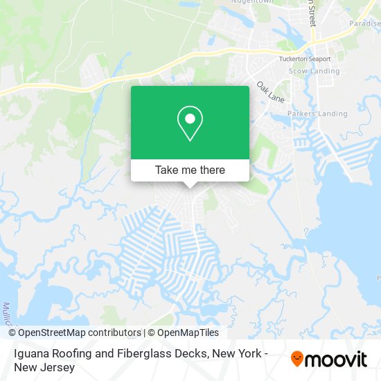 Iguana Roofing and Fiberglass Decks map