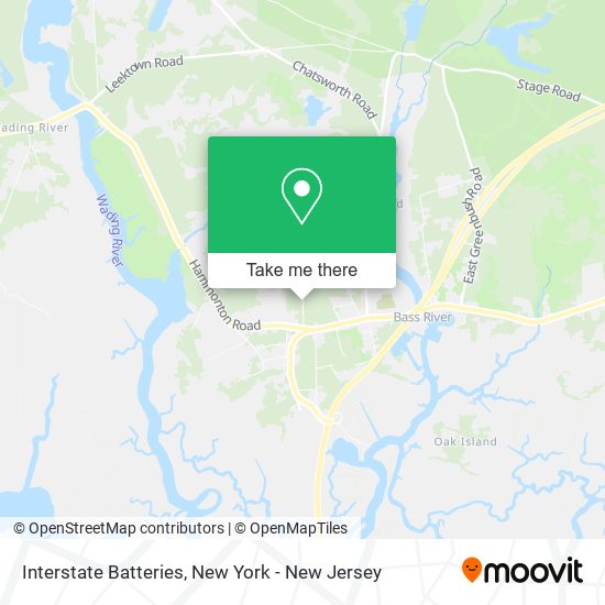 Interstate Batteries map