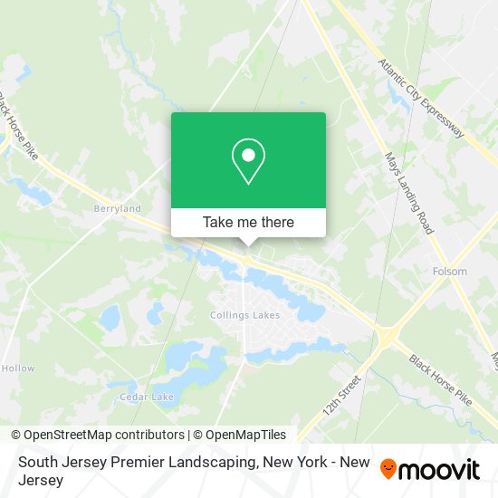 South Jersey Premier Landscaping map