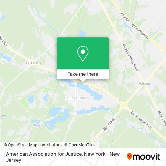 American Association for Justice map