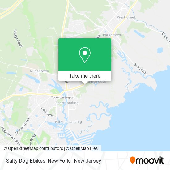 Salty Dog Ebikes map