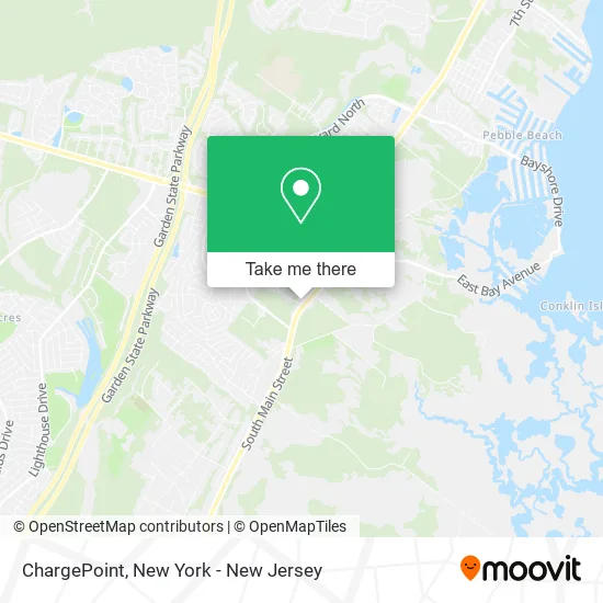 Mapa de ChargePoint
