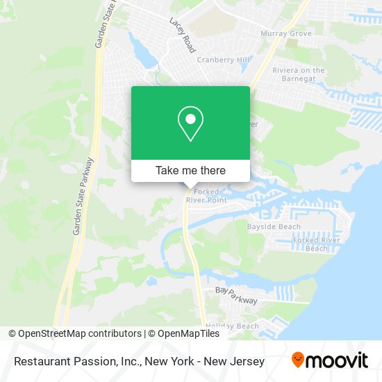 Mapa de Restaurant Passion, Inc.