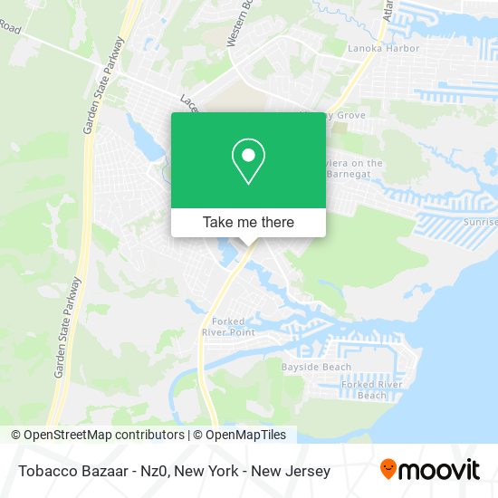 Mapa de Tobacco Bazaar - Nz0