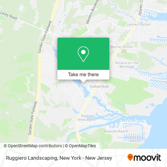 Ruggiero Landscaping map