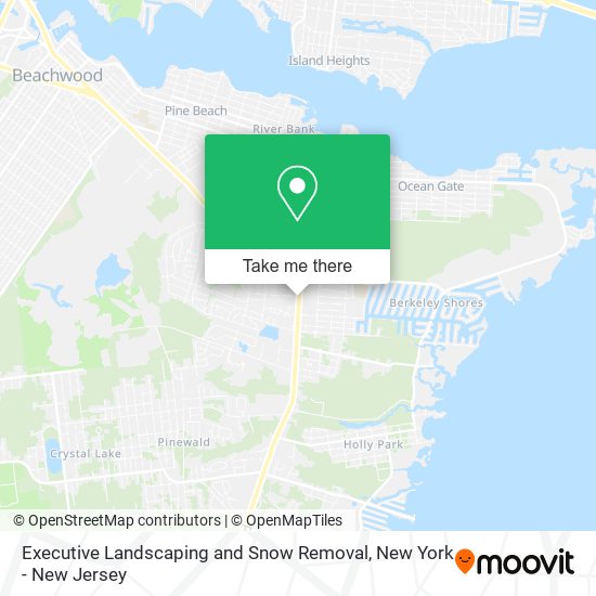 Executive Landscaping and Snow Removal map