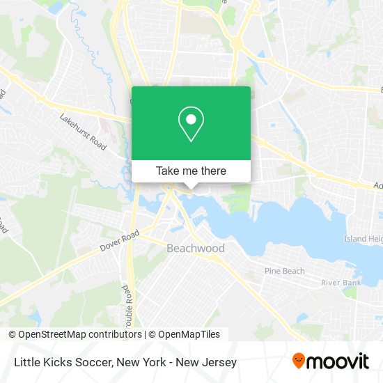 Little Kicks Soccer map