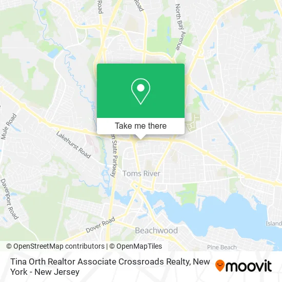Tina Orth Realtor Associate Crossroads Realty map