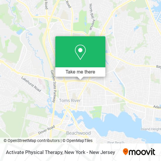 Mapa de Activate Physical Therapy