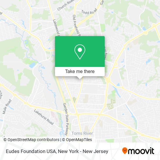 Mapa de Eudes Foundation USA