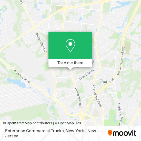 Enterprise Commercial Trucks map