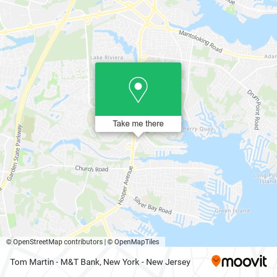 Tom Martin - M&T Bank map