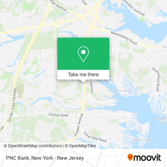 PNC Bank map