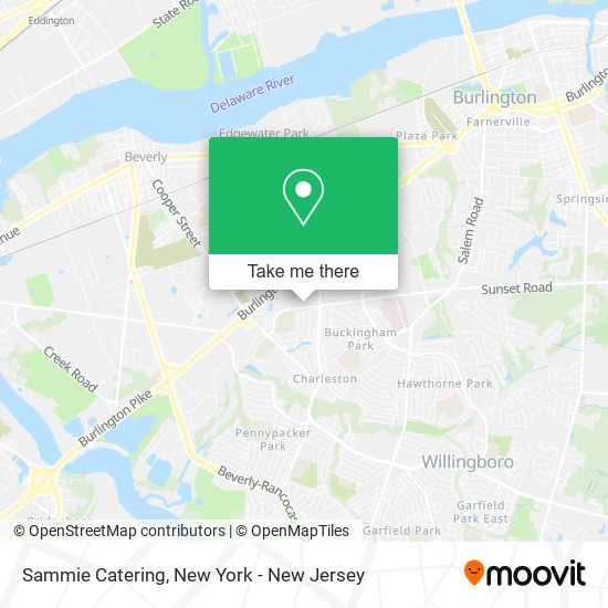 Mapa de Sammie Catering