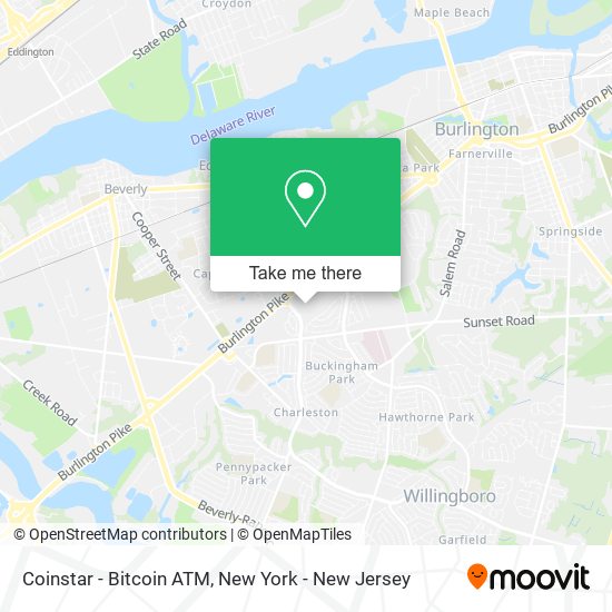 Coinstar - Bitcoin ATM map