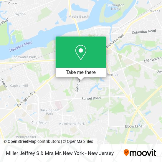 Mapa de Miller Jeffrey S & Mrs Mr