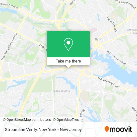 Streamline Verify map