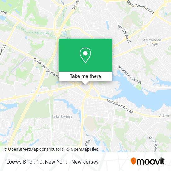 Loews Brick 10 map