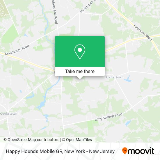 Happy Hounds Mobile GR map