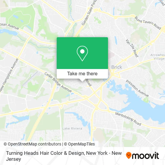 Turning Heads Hair Color & Design map