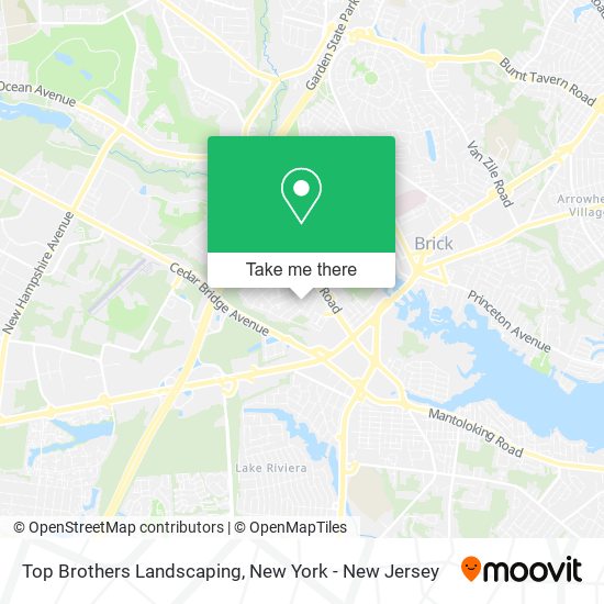 Top Brothers Landscaping map