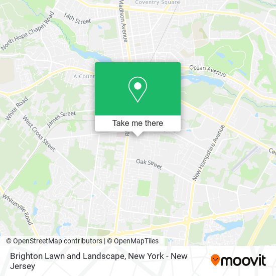 Brighton Lawn and Landscape map