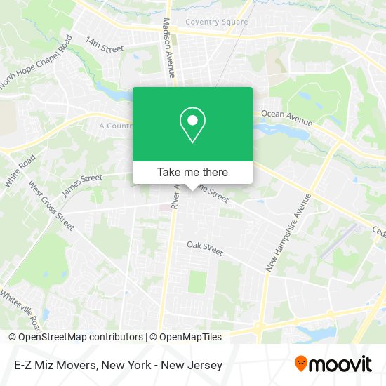 E-Z Miz Movers map