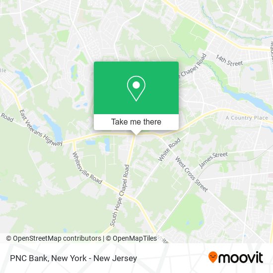 PNC Bank map