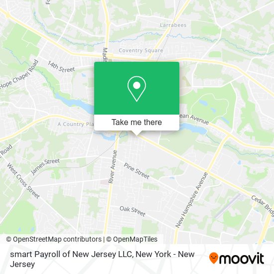 Mapa de smart Payroll of New Jersey LLC